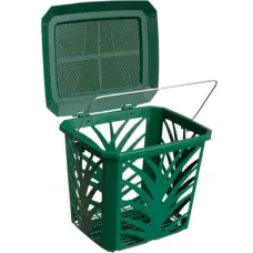 Biobag Bioatkritumu grozs MaxAir 7L 24x19,7x20,5cm zaļ&scaron;