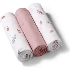 Babyono 348/17 SUPER SOFT PINK MUSLIN DIAPERS