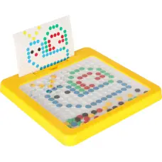 Magnētiskā montessori tāfele punktiņi dzeltena