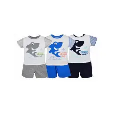 KOALA SHARK summer romper 62 size, 3139 dark blue