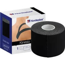 Nordeplast kinezio juosta 5 cm x 5 m, juoda, N1