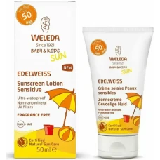 Weleda apsauginis kremas nuo saulės vaikams, SPF 50, 50 ml.