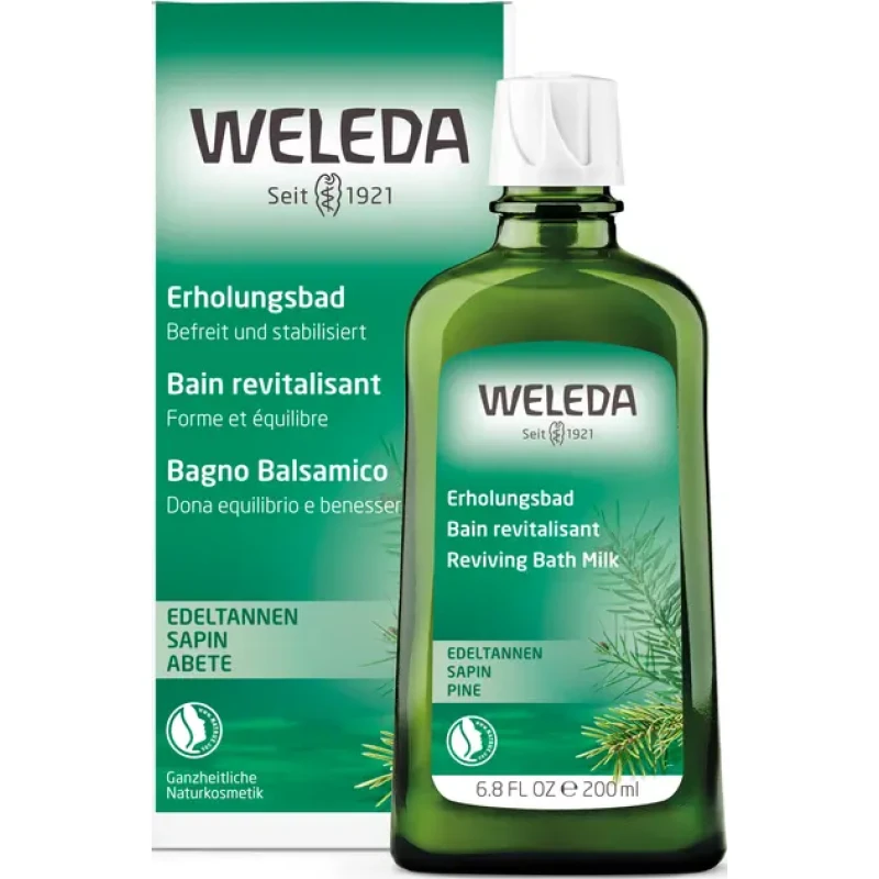 Weleda vonios pienelis, eglė, 200 ml